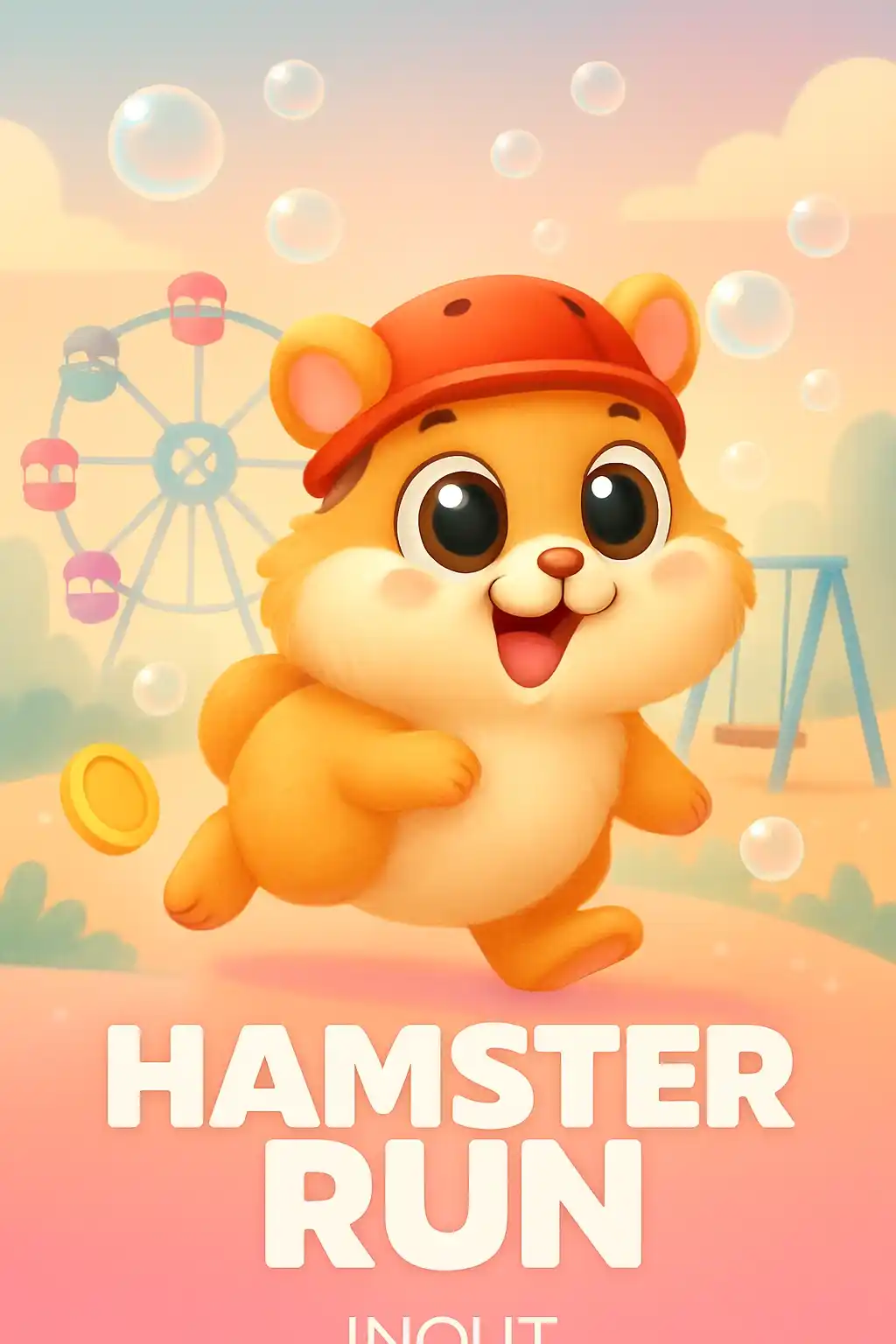 Interfaz en tiempo real de Hamster Run con multiplicador animado